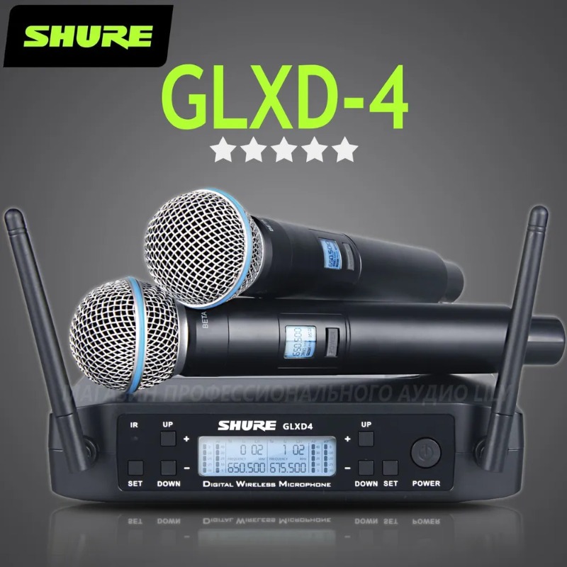 Shure GLXD4 BETA 58A Professio - огляд і ціна Shure Mic Sm58