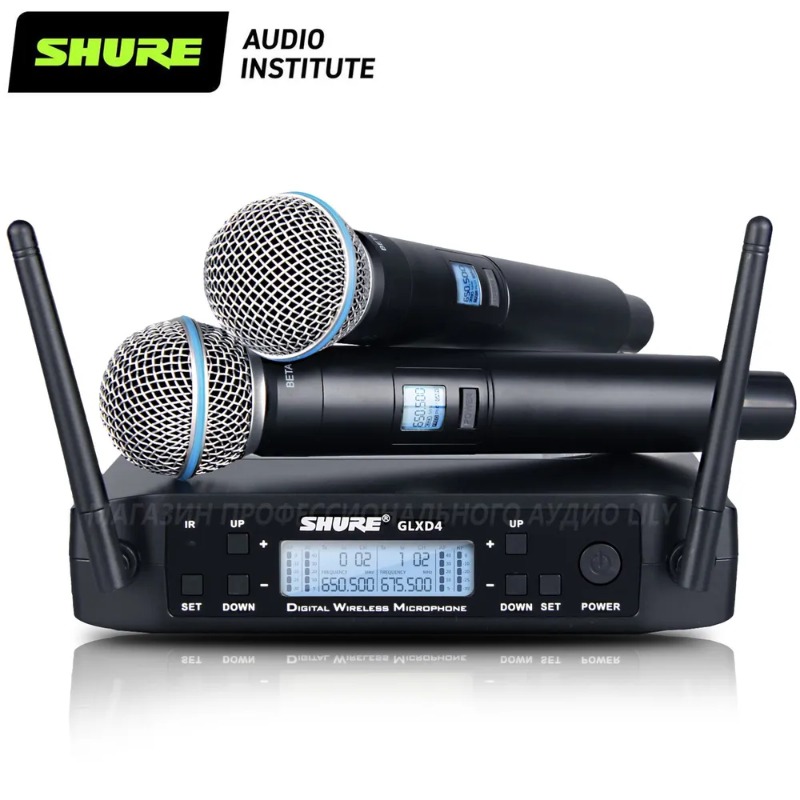 Shure GLXD4 BETA 58A Professio - огляд і ціна Shure Mic Sm58