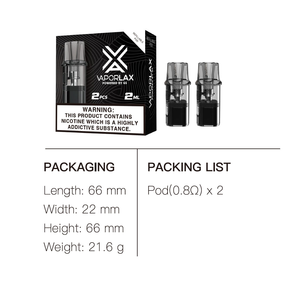 VaporLax Nano Cartridge 2ml wi - огляд і ціна Vaping Area