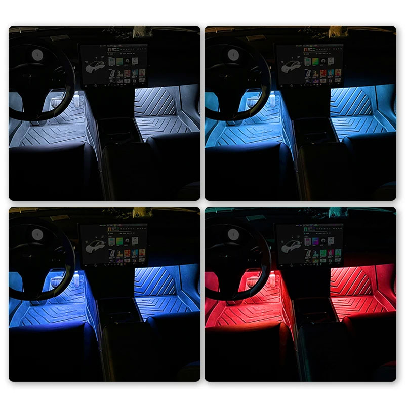 Car Neon Light Foot Light LED  - огляд і ціна Vape Decoration