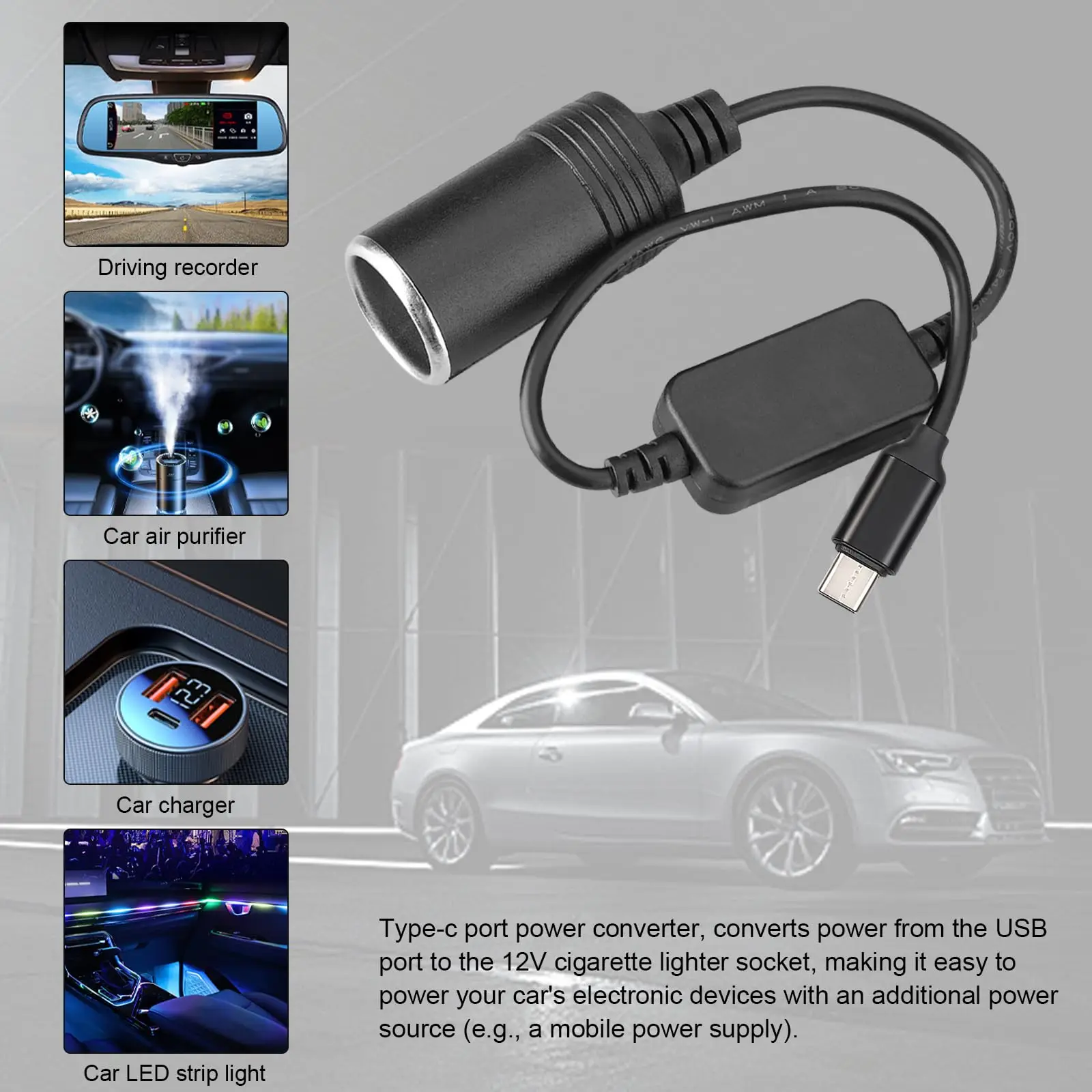 5V To 12V Cigarette Lighter So - огляд і ціна Vape Accessory