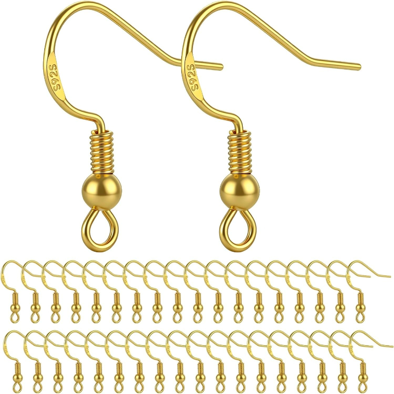 50pcs Gold Plated 925 Silver T - огляд і ціна Coil Building Kit