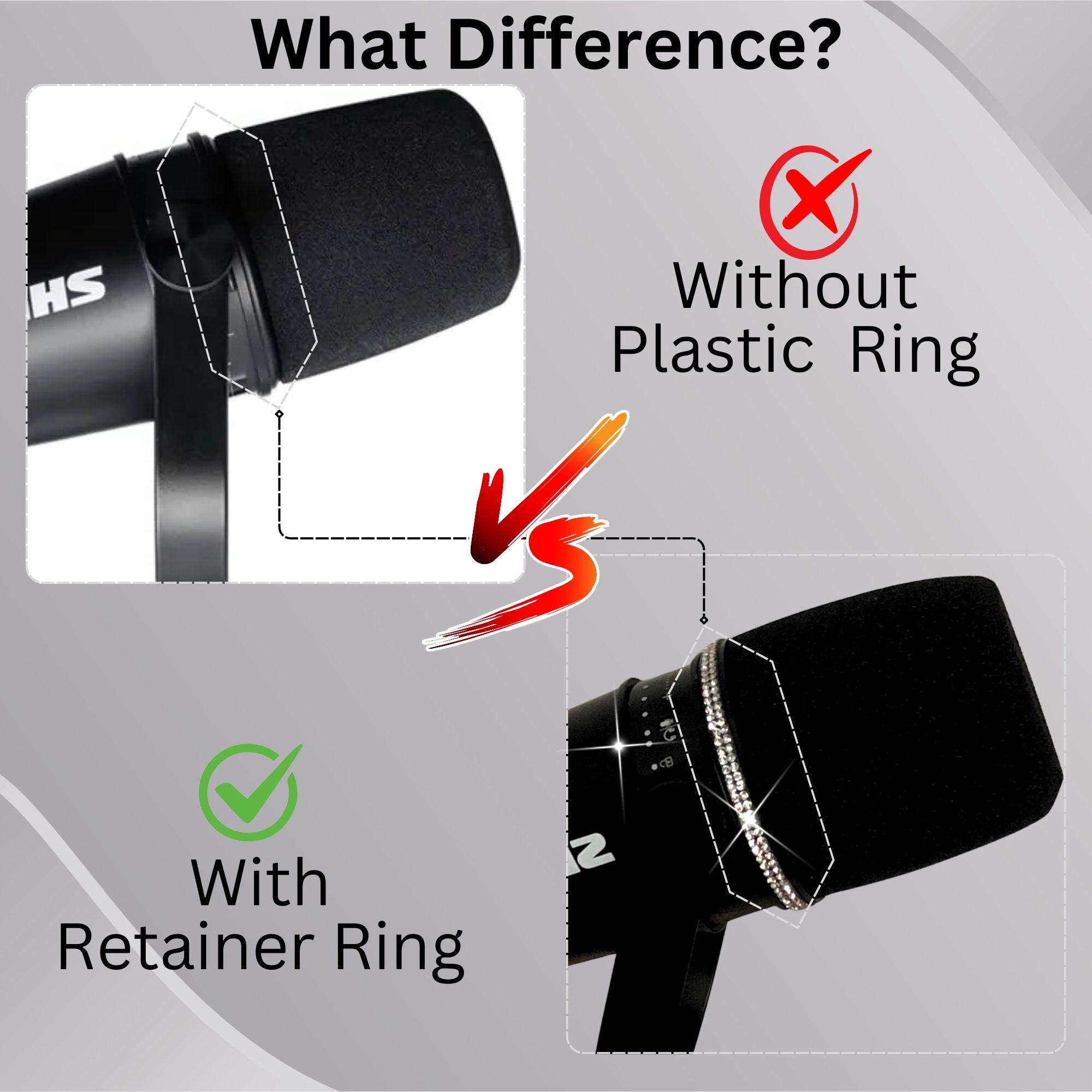 Shining MV7 Pop Filter for Shu - огляд і ціна Shure Mic Mv7