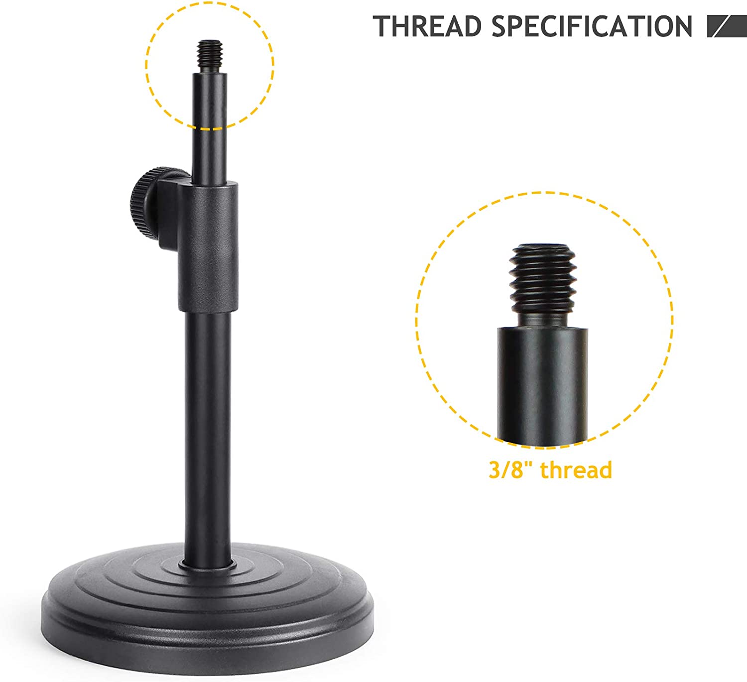 Desk Microphone Stand, Adjusta - огляд і ціна Shure Mic Sm58